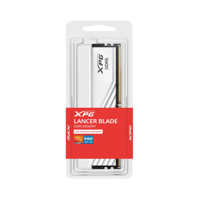 Adata XPG Lancer Blade 16GB DDR5 6000Mhz RGB RAM - White - الذاكرة العشوائية